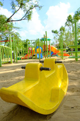 Wall Mural -  Playground on public park