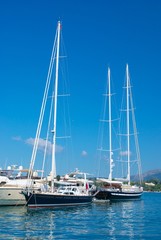 Wall Mural - Yachts in the marina