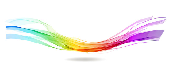 Abstract colorful background with wave