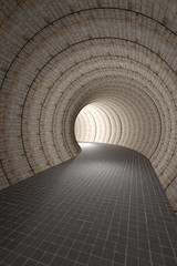 Wall Mural - 3d tunnel