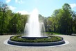 Fountain in Uzupis park in Vilnius town