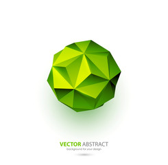 Poster - Vector geometric background with triangles