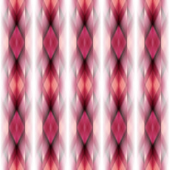 Vector seamless ikat ethnic pattern