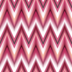 Vector seamless ikat ethnic pattern