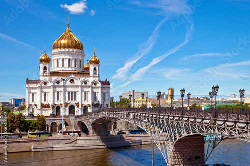 Cathedral of Christ the Savior in Moscow Wallpaper Mural