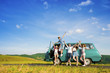 © Halfpoint - Young hipster friends on road trip