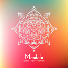 Ethnic Round Mandala
