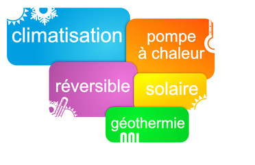 Poster - climatisation chauffagiste bannière