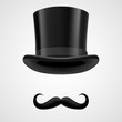 © Dvarg - moustaches and stovepipe hat victorian gentleman