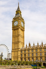 Canvas Print - View of Big Ben - London, England