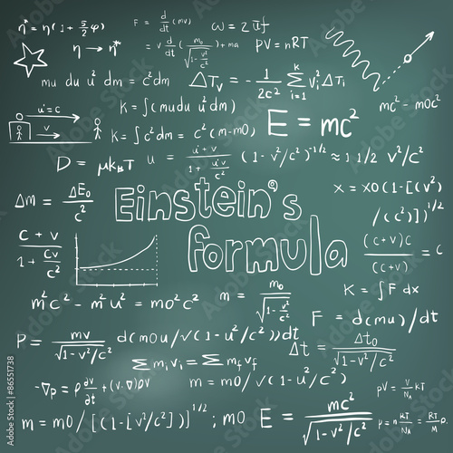 фотография Albert Einstein law and physics mathematical formula equation handwriting