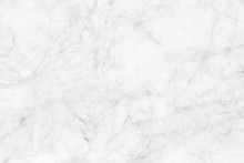 White Marble Texture, Detailed Structure Of Marble In Natural Patterned  For Background And Design.