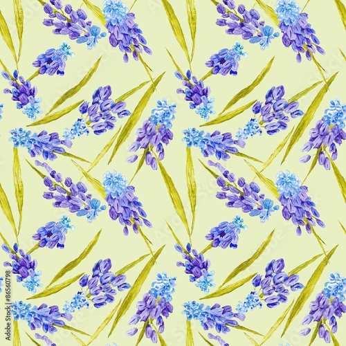 Fotomural Provence Floral Motif Texture