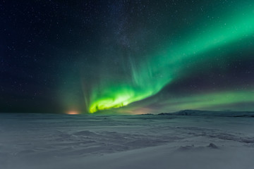 Wall Mural - Aurora borealis, northern lights