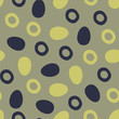 Seamless vector background with black and green olives 