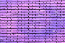 Purple Brick Wall Background