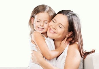 Wall Mural - Mother, daughter, bio.