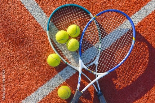 Cuadros en Lienzo Tenis, pelota de tenis, Fondos.
