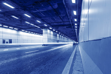 Poster - Abstract car in the tunnel trajectory