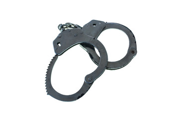 shackle on isolate white background