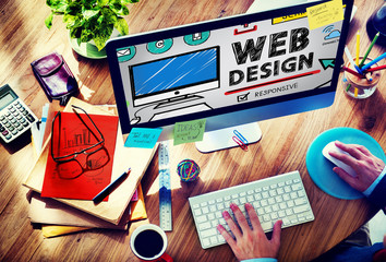 Canvas Print - Web Design Development Style Ideas Interface Concept