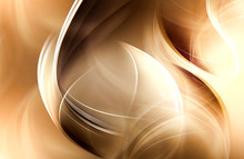 Elegant Gold Modern Abstract Waves Background