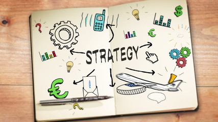 Poster - Digital animation of strategy concept