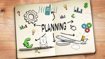 Poster - Digital animation of planning concept