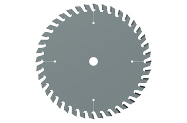 Poster - circular saw blade closeup