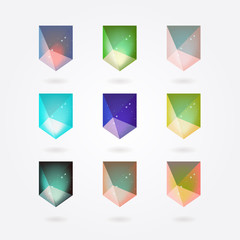 Wall Mural - polygonal crystal