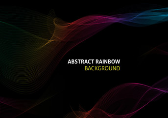 Abstract Rainbow Background