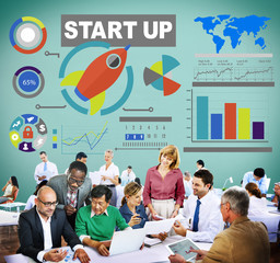 Poster - Business Plan Startup Strategy Innovation Vision Creativity Conc