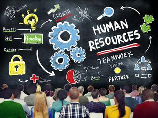 Wall Mural - Human Resources Employment Teamwork Study Education Concept