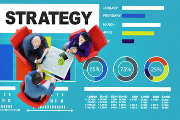 Wall Mural - Strategy Plan Marketing Data Ideas Innovation Concept