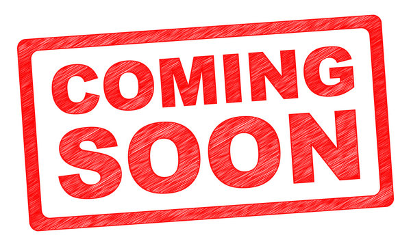 Schild COMING SOON