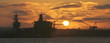A Sunset Over Naval Base Coronado, San Diego
