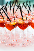 Aperol Spritz Cocktail Gläser