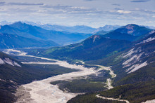 MacDonald Creek Glacial Valley BC Canada