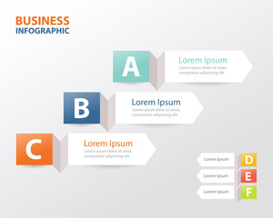 Poster - vector business infographic for business.vector eps 10 editable
