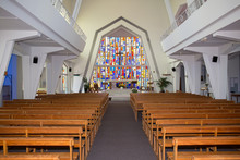 The Interior Of A Beautiful Church