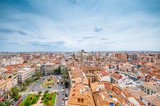 Fototapeta Morze - Aerial view of Valencia, Spain