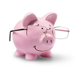  Savings, Calculator, Pig.