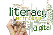 Digital literacy word cloud