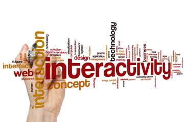 Sticker - Interactivity word cloud