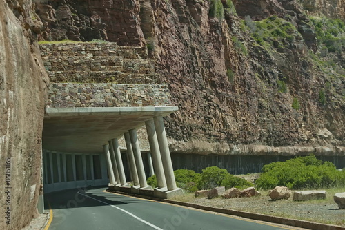 Fotografie, Obraz Chapman's Peak Drive. Fearful and awesome road