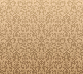 Poster - Damask seamless vector pattern