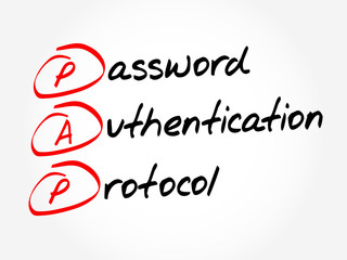 Poster - PAP - Password Authentication Protocol, acronym concept