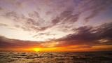 Fototapeta Zachód słońca - Seascape before sunrise