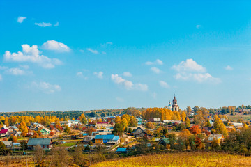 Wall Mural - russian village