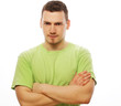 © Raisa Kanareva - happy young man in green t-shirt